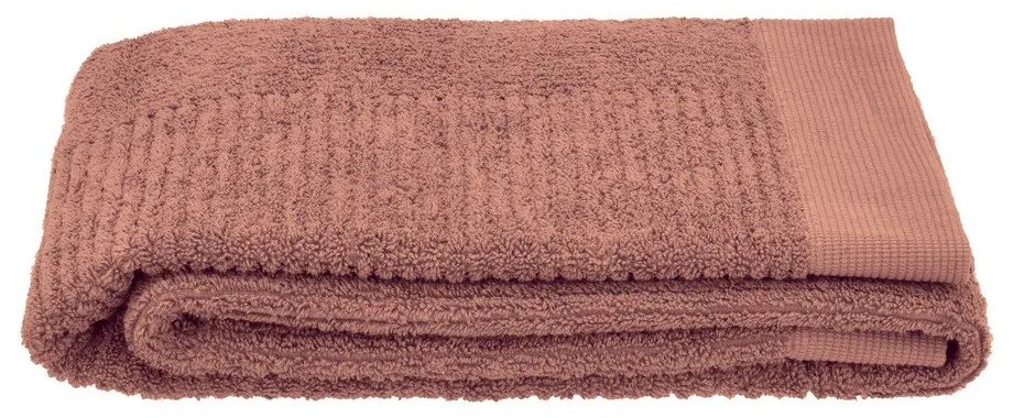 Czerwony bawełniany ręcznik kąpielowy frotte 70x140 cm Classic – Zone