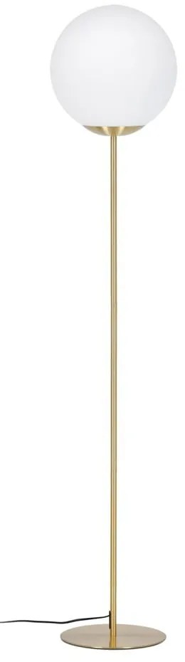 Lampa stojąca w kolorze złota ze szklanym kloszem (wys. 150 cm) Mahala – Kave Home