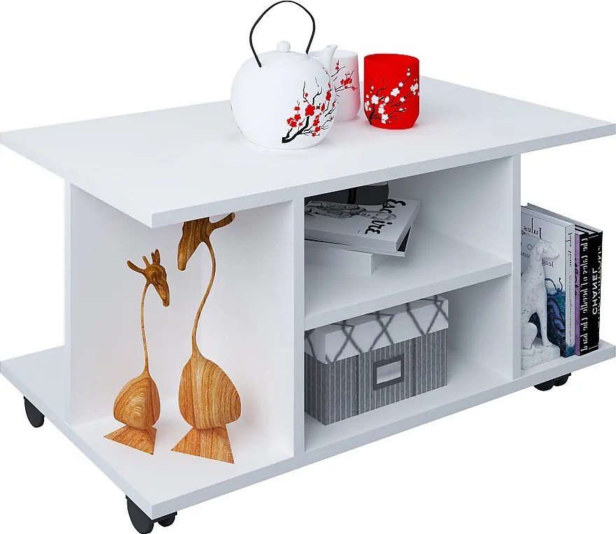 Wooden Sofabed Coffee Table Rolls Findula - opinie, recenzje użytkowników, ekspertów, porównanie cen. - alaTest.pl