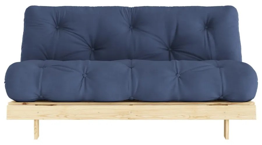 Niebieska rozkładana sofa 160 cm Roots – Karup Design