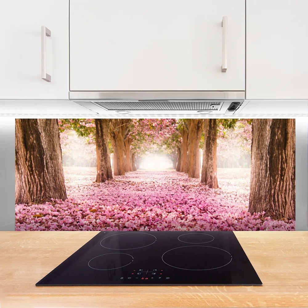 Panel Kuchenny Kwitnące Drzewo Różane