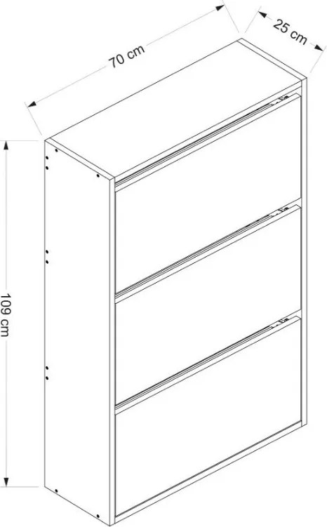 Szafka na buty Lupa White