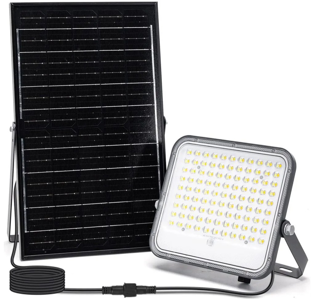 Aigostar - LED Ściemnialny naświetlacz solarny LED/15W/3,4V IP66 + pilot