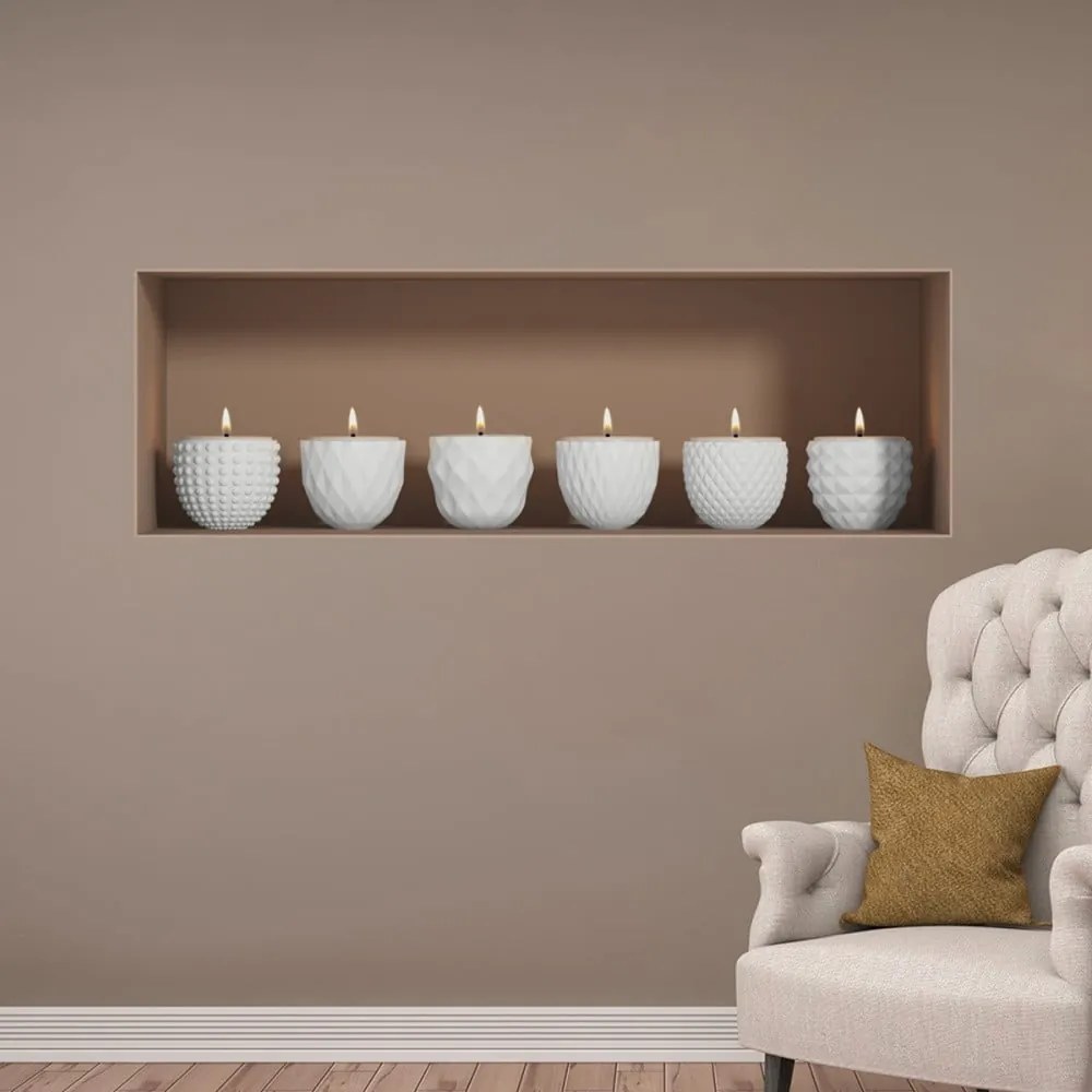 Naklejka ścienna 3D Ambiance Candles