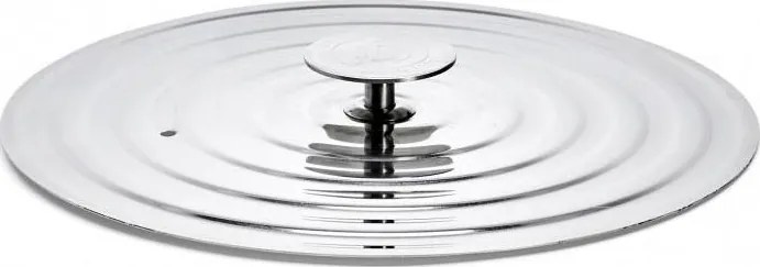 De Buyer 3460.02 - Uniwersalna pokrywka do niskich patelni 20-24 cm ze stali nierdzewnej