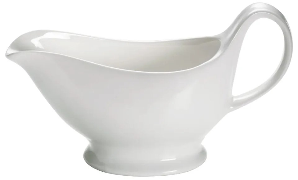 Biała porcelanowa sosjerka Maxwell &amp; Williams Basic, 400 ml