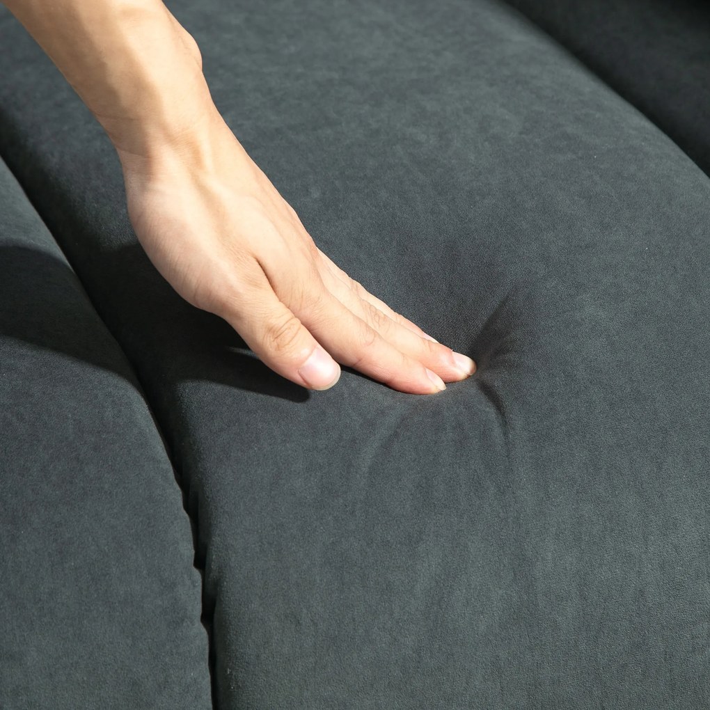 HOMCOM Elektryczny Fotel Relaksacyjny z Funkcjami Masażu i Ogrzewania, Wygodny Fotel z Portem USB, Kieszeń Boczna, Szary