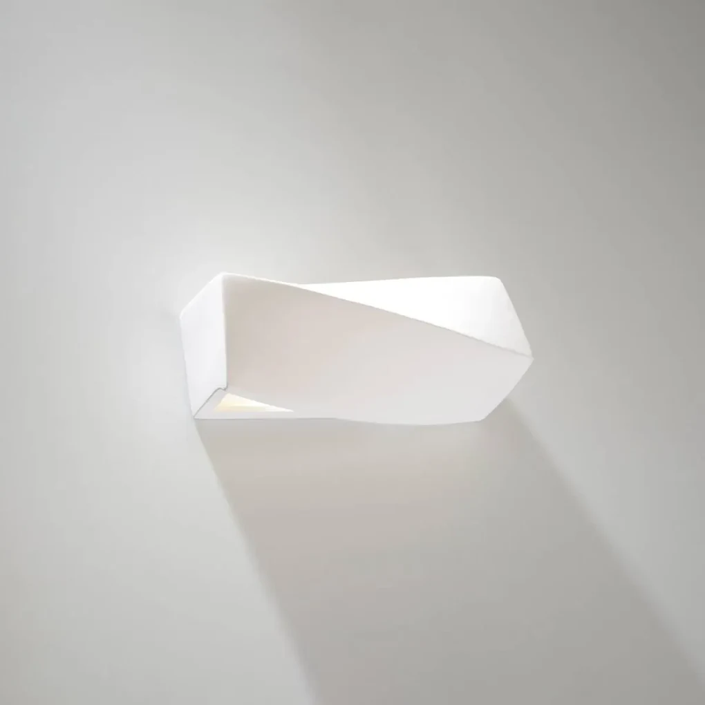 Kinkiet ceramiczny SIGMA MINI biały SOLLUX  LIGHTING