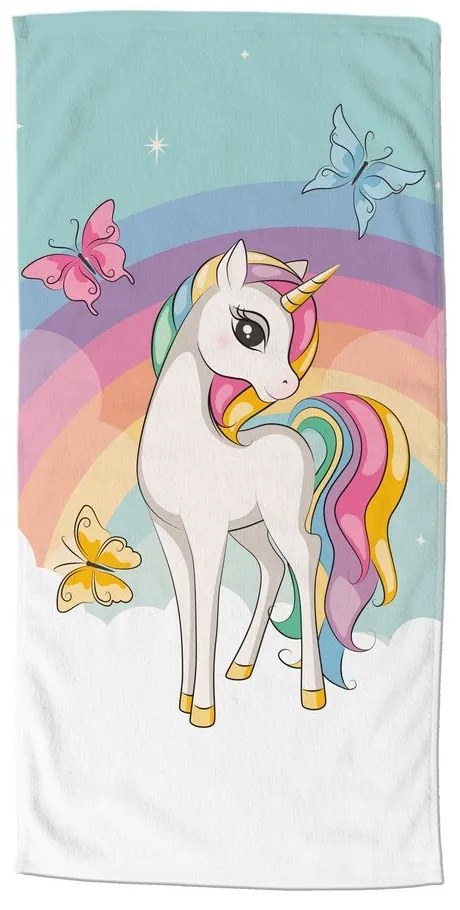 Aksamitny ręcznik plażowy dla dzieci 75x150 cm Dash – Good Morning
