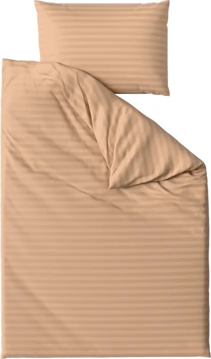 PrzytulneMieszkanie.pl PrzytulneMieszkanie.pl Hotelowa pościel z mikrofibry JASMINE brązowa - pasek 2 cm, hotelowa kieszeń Rozmiar pościeli: 70 x 90 cm | 140 x 200 cm