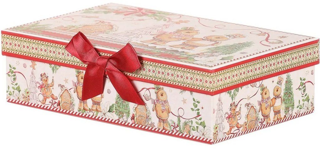 Zestaw upominkowy 2 świątecznych filiżanek ze spodkami Pierniczki 70 ml