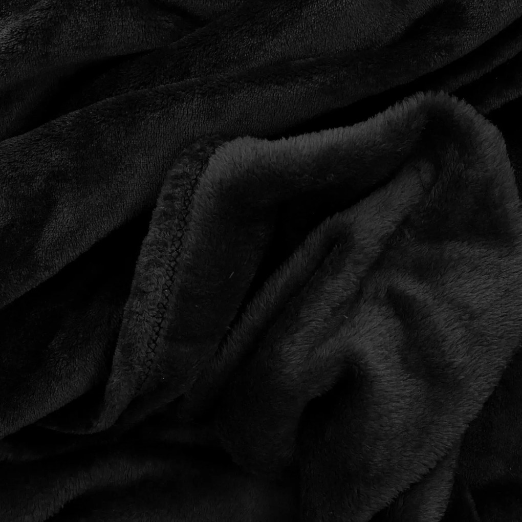 Koc ROTE czarny 150x200 cm HOMLA
