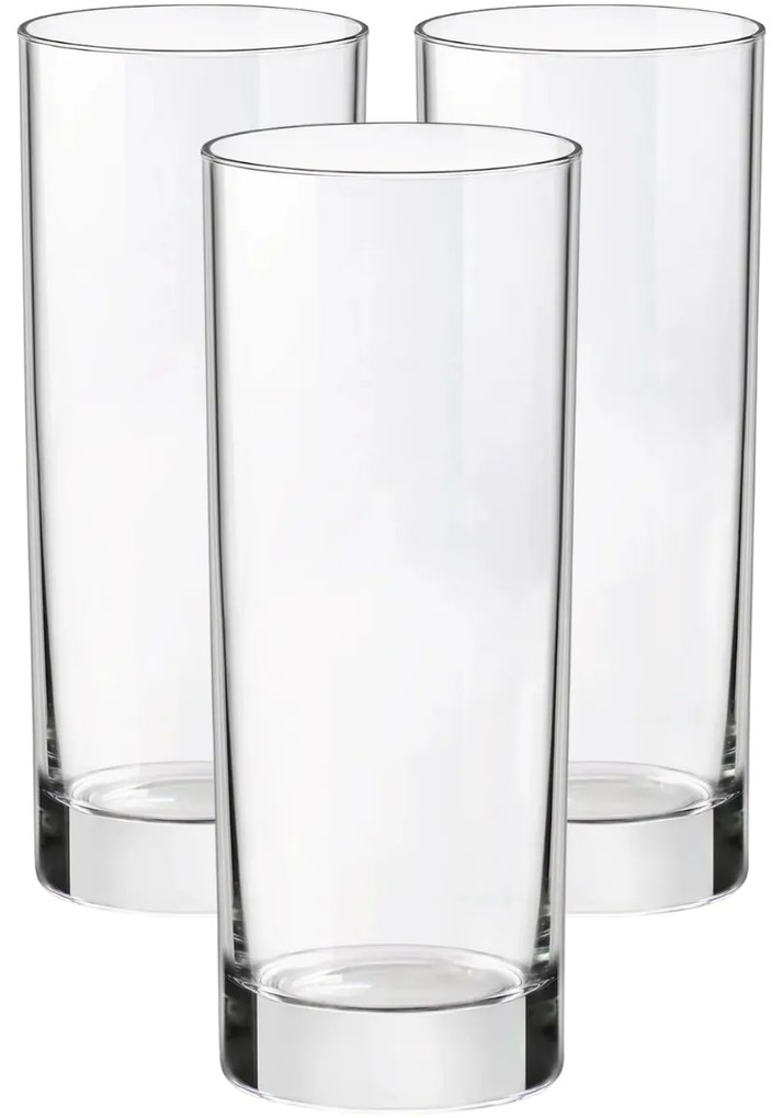Bormioli Rocco 3-częściowy zestaw szklanek Cortina, 275 ml, 275 ml