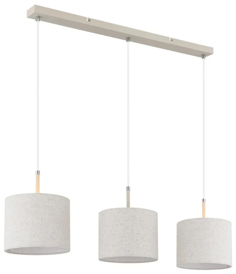 Globo 15968-3H - Żyrandol na lince DELEON 3xE27/40W/230V