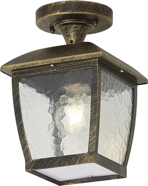 Klasyczna lampa sufitowa antyczne złoto IP44 - Leuven