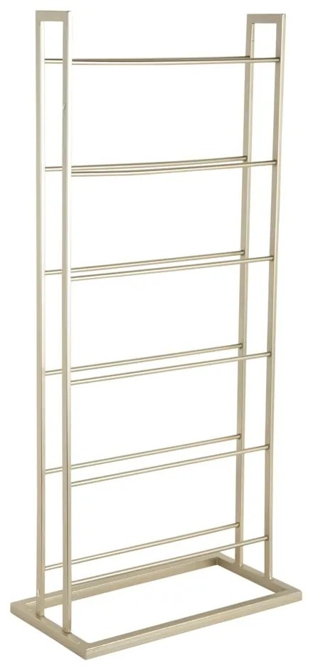 Metalowy regał na wino w kolorze złota liczba butelek 5 38x84,5x20 cm Single Floor – PT LIVING