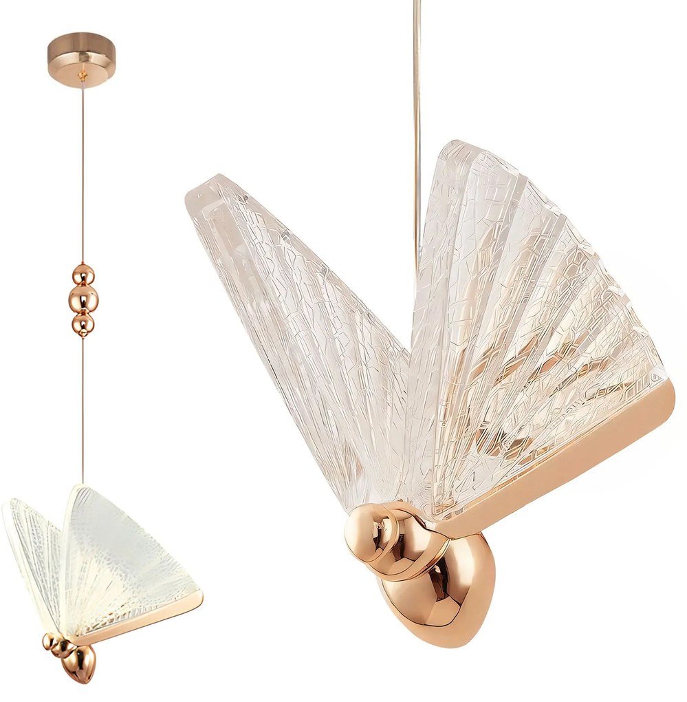 LAMPA WISZĄCA LED LHJ105-1CP Złota