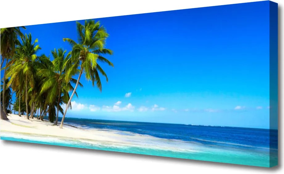 Obraz na płótnie Ciepły Wiatr pod Palmami