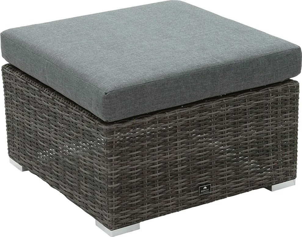 Zestaw rattanowy MALIBU dla 4 osób (szary)