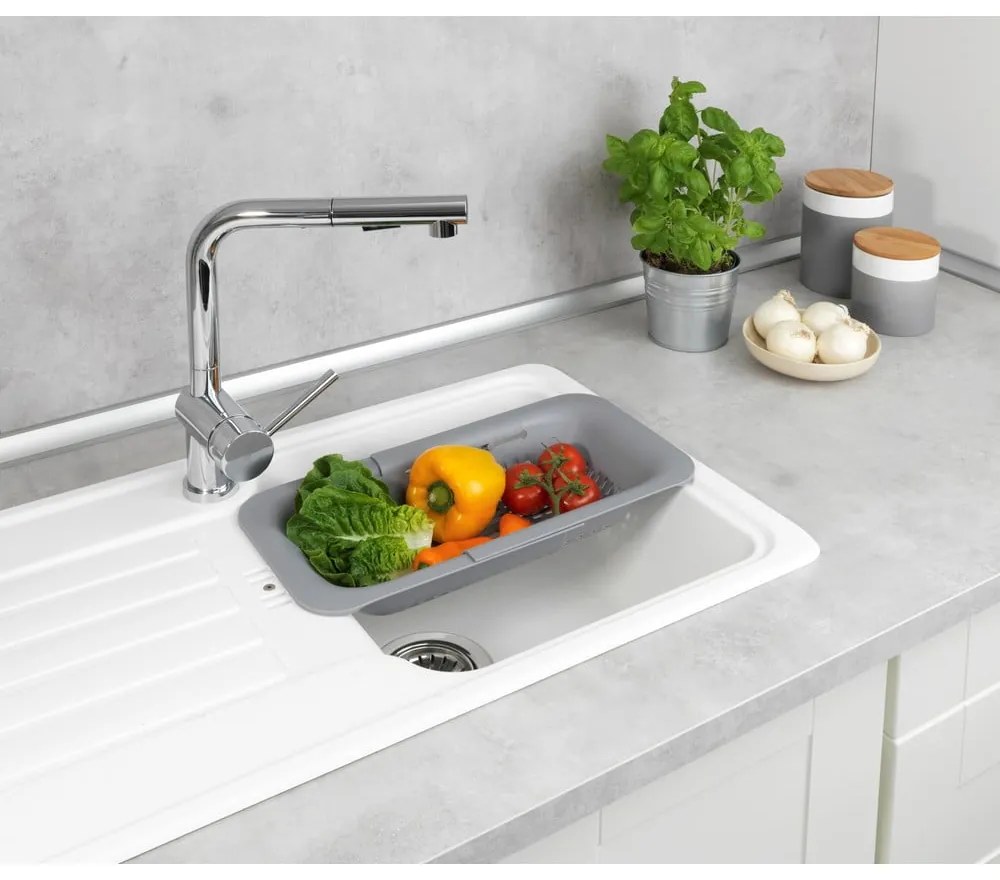 Plastikowy teleskopowy ociekacz na zlew Sieve – Wenko