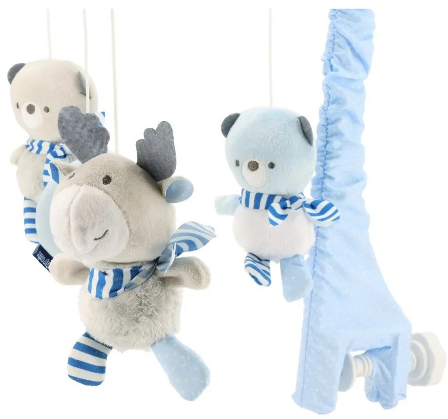 Karuzela Baby Mix nad łóżeczkiem Łoś i pluszowemisie