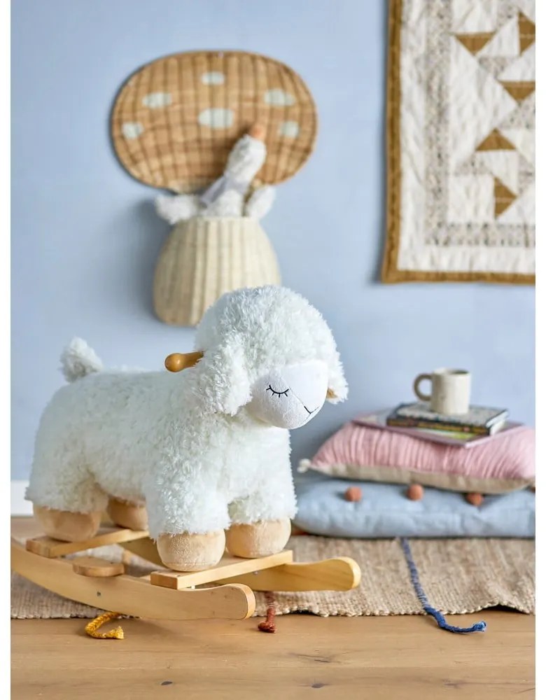Owieczka na biegunach z bukowego drewna Bloomingville Mini Rocking Toy