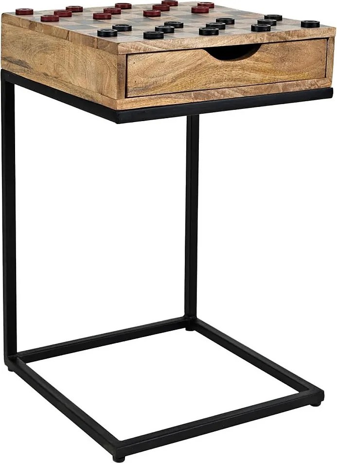 Stół do gry w szachy 42x66x42 cm brązowy Avola AV1730-26