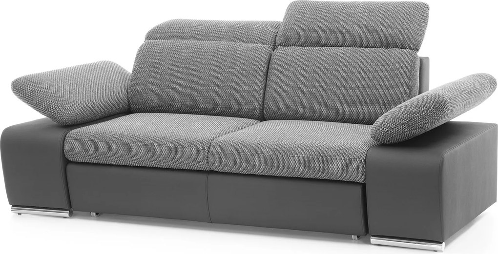 Masseno Sofa TRENTO Nowoczesna sofa - Szary, PUENTE 11