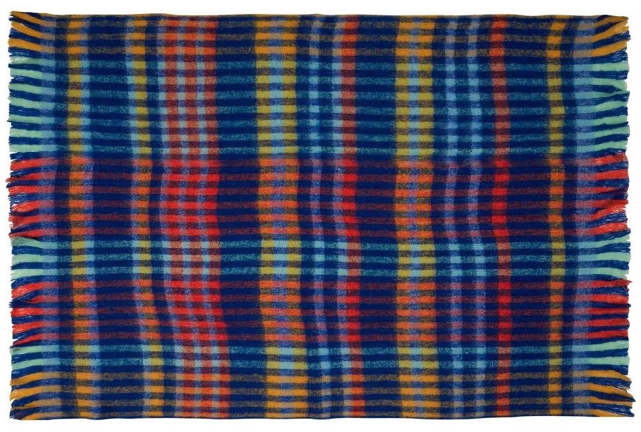 Koc z mieszanki wełny 140x200 cm Loom – Hübsch