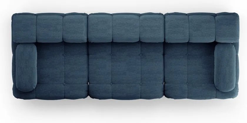 Ciemnoniebieska sofa 288 cm Ferento – Cosmopolitan Design