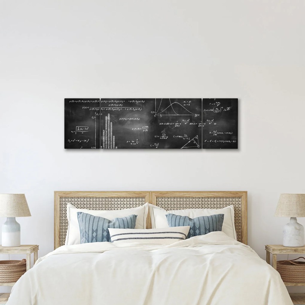 Obraz - Miłość do liczb (170x50 cm)