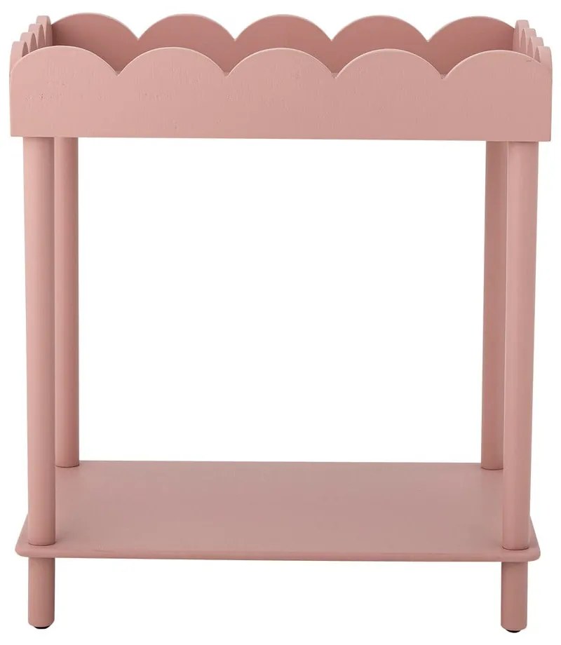 Różowa konsola z litego drewna sosnowego 40x60 cm Isola – Bloomingville