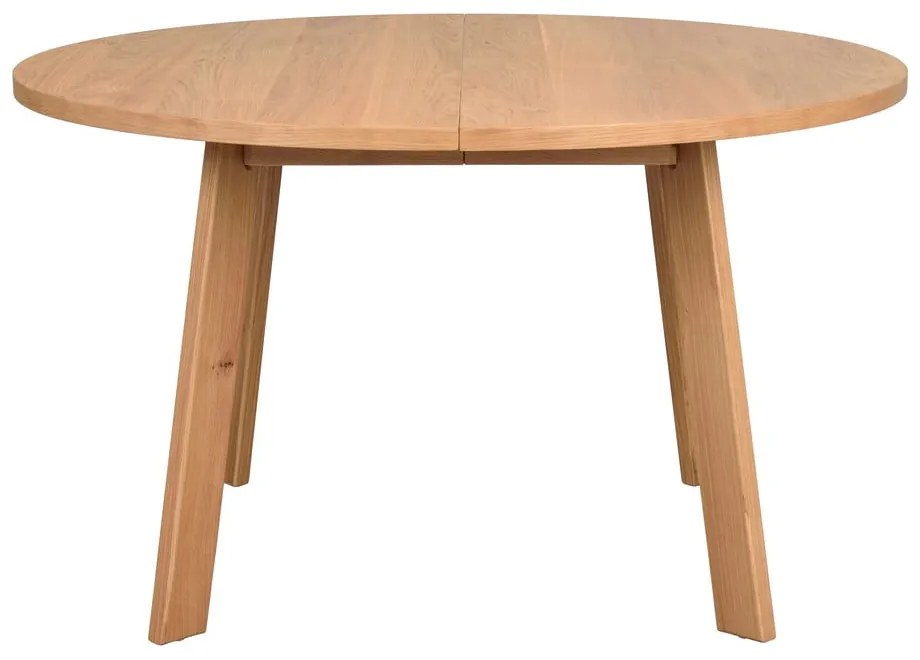 Okrągły rozkładany stół w dekorze dębu ø 130 cm Glenside – Rowico