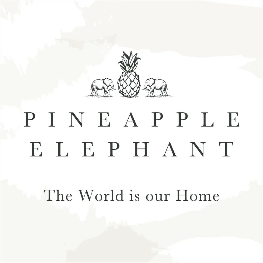 Brązowe zasłony zestaw 2 szt. 168x183 cm Suri Geo – Pineapple Elephant