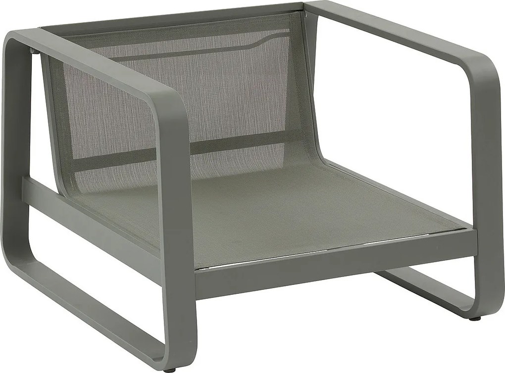 Zestaw aluminiowy ISABELLA dla 7 osób (oliwkowy)