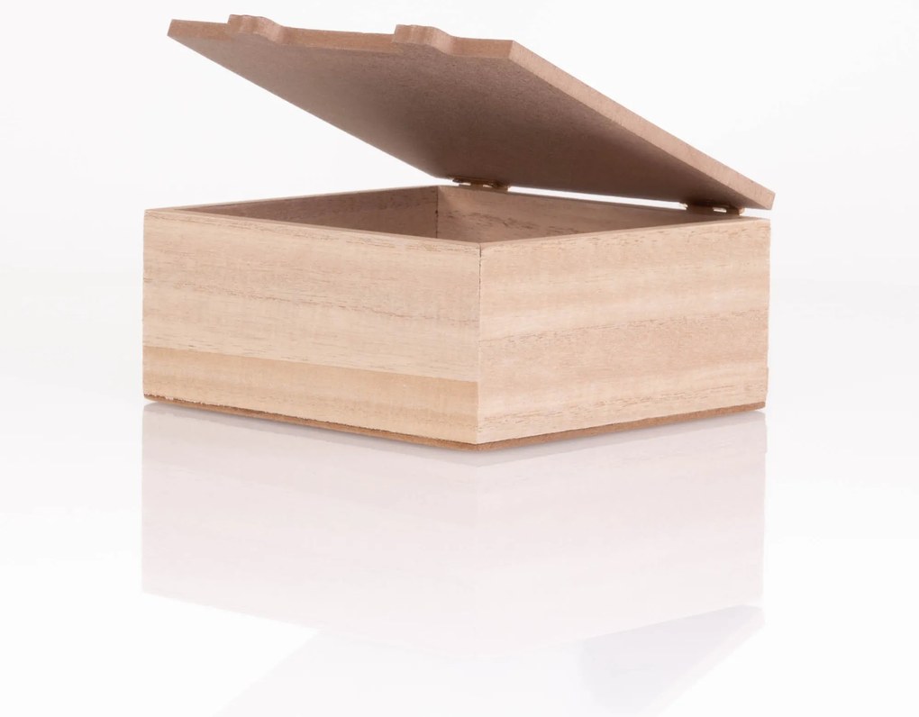 Szkatułka na dziecięce skarby Zwierzątka z łapkami, 15 x 15 x 7 cm