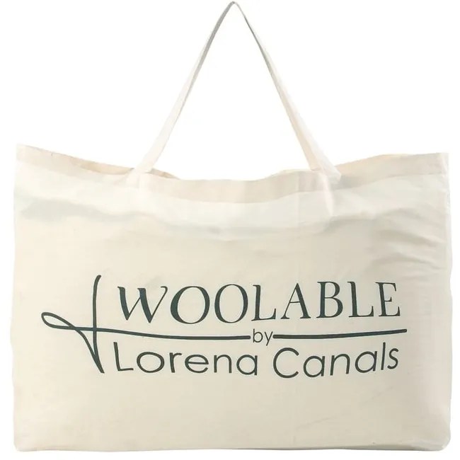 Biały wełniany chodnik tkany ręcznie odpowiedni do prania 70x200 cm Enkang Ivory – Lorena Canals