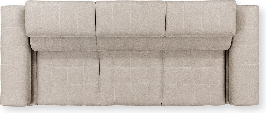 Sofa trzyosobowa Tyrion z funkcją spania - beżowy szenil Vibe 08