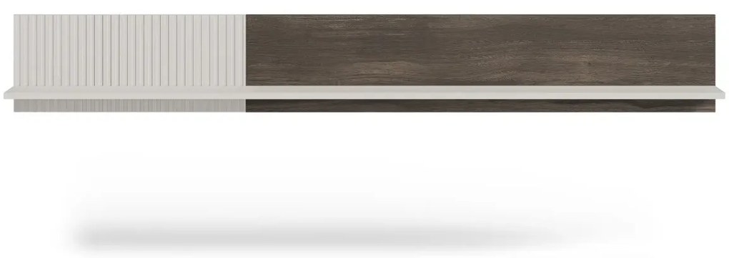 Półka wisząca RANDOM 2 P-2 180cm orzech/kaszmirowa HALMAR