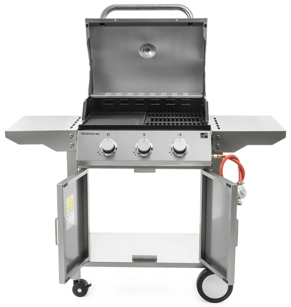 Grill gazowy G21 Oklahoma BBQ Premium Line 3 palniki + gratis reduktor ciśnienia