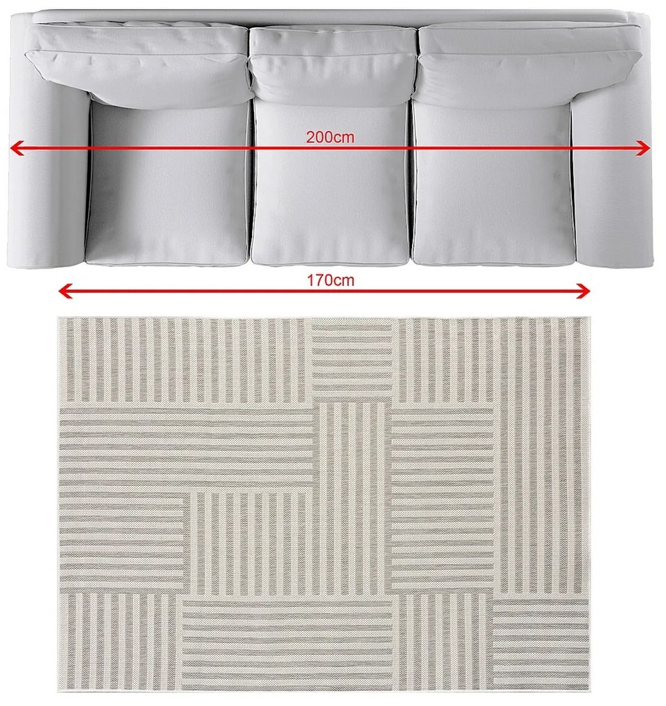 Dywan Mellow Gray II 120x170 cm