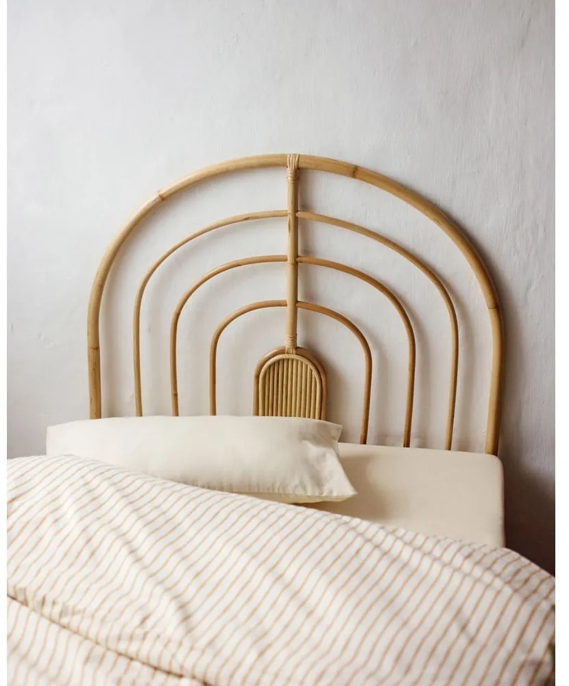Rattanowy zagłówek w naturalnym kolorze 90x110 cm Sundberg – Kave Home