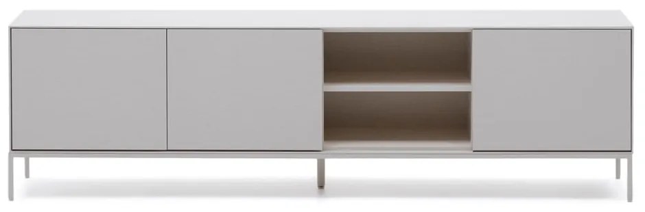 Biała szafka pod TV 195x55 cm Vedrana – Kave Home