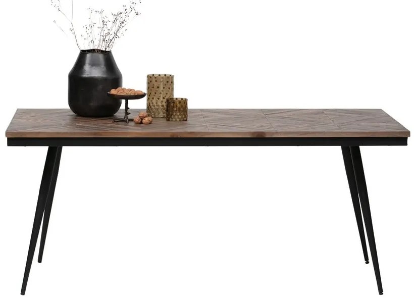 Stół z drewna tekowego BePureHome Rhombic, 180x90 cm