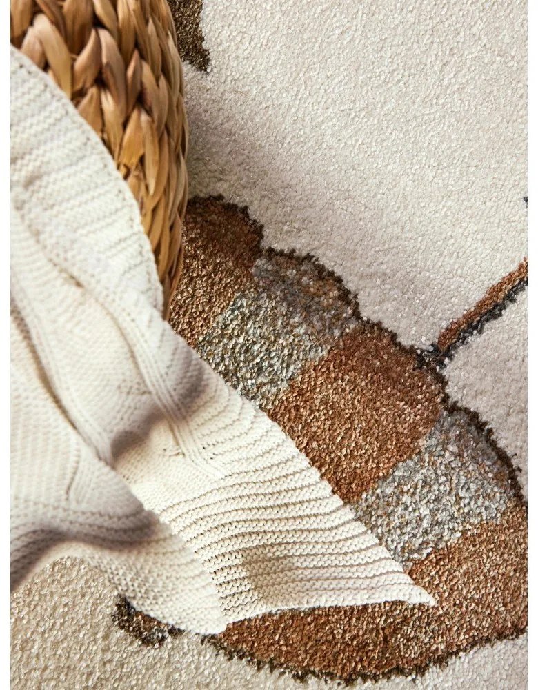 Kremowy dywan dziecięcy 120x170 cm Roar like a Lion Rainbow Party – Villeroy&amp;Boch