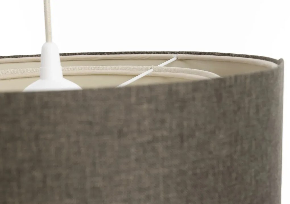 Lampa wisząca ERUTAN DOUBLE 40 szara/kremowa BPS KONCEPT