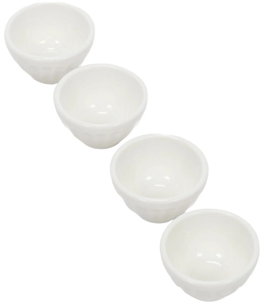 Miseczki na przekąski z porcelany, 4 szt.