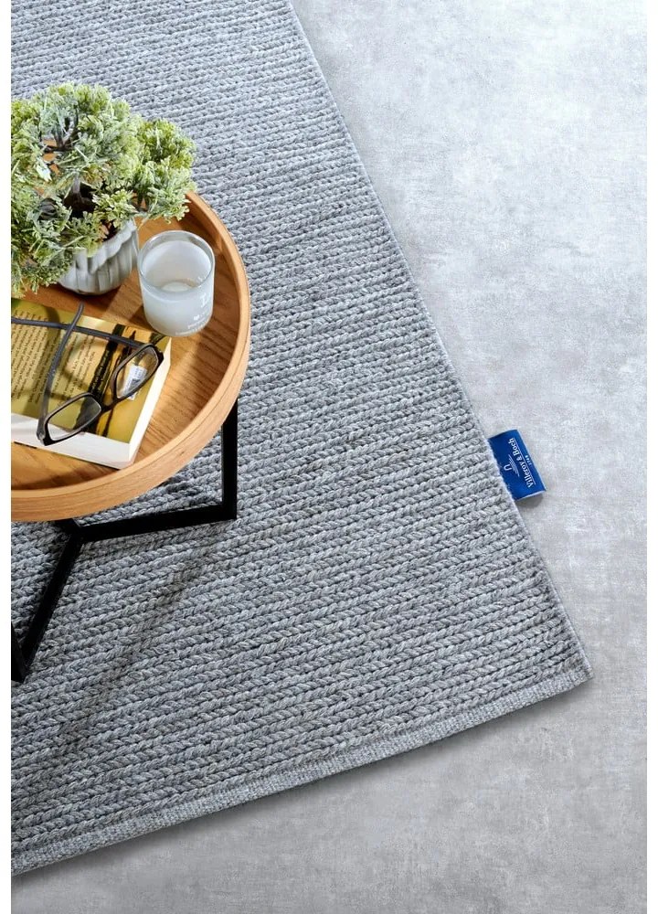 Szary wełniany chodnik tkany ręcznie 80x200 cm Francois – Villeroy&amp;Boch