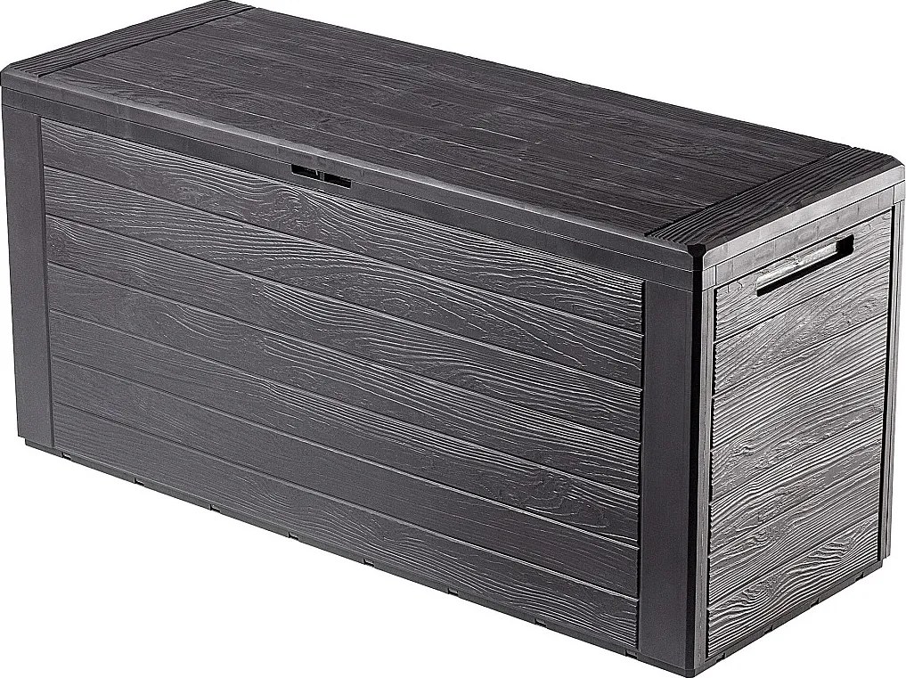 KADAX Skrzynia ogrodowa Grewena 280L, ciemny brąz