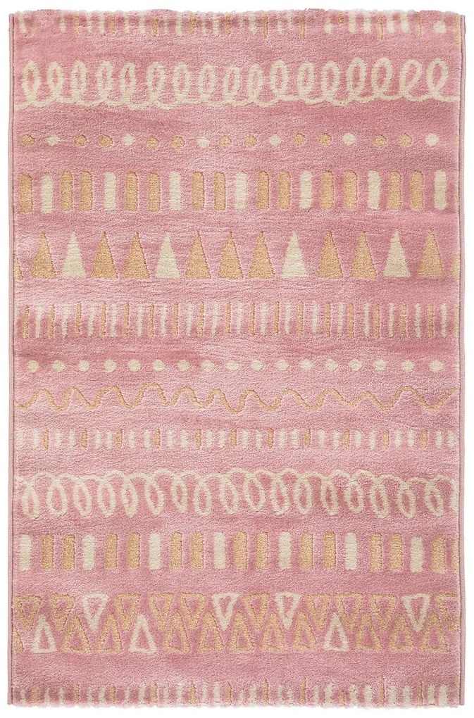 Dywan dziecięcy GIRLY, wzorki, 100 x 150 cm